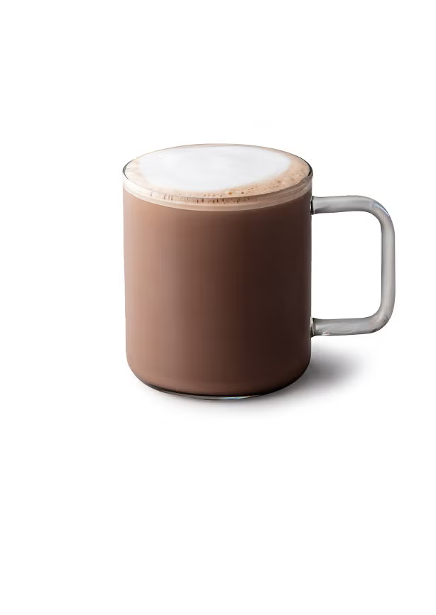 O mocha într-o cană de sticlă