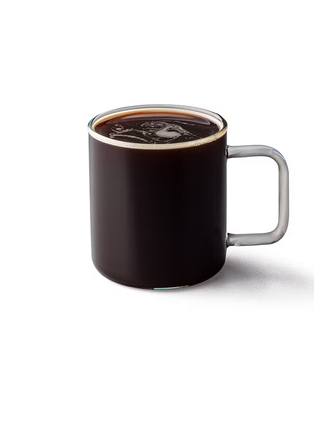  O cafea la filtru într-o cană de sticlă 