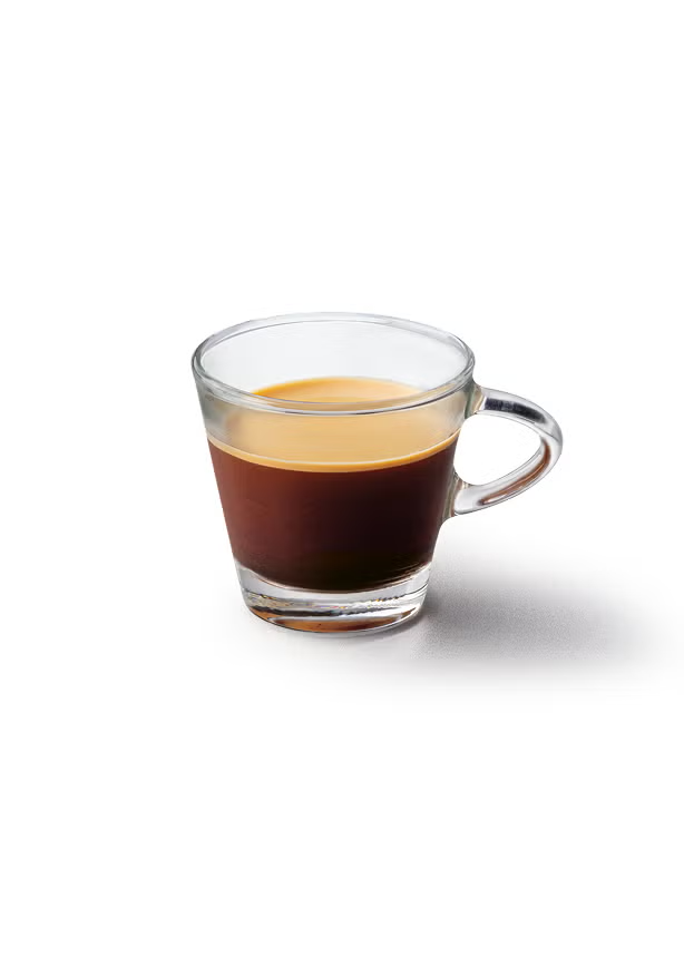 Un espresso într-un pahar de espresso