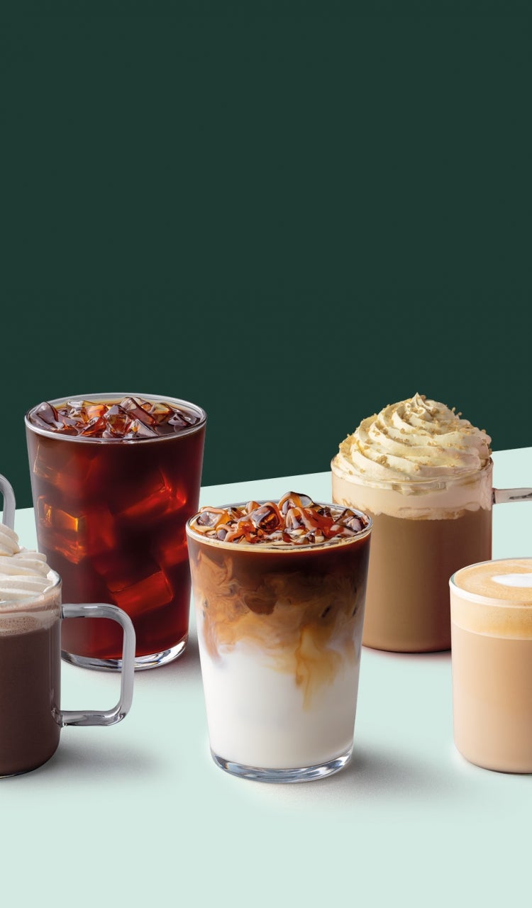 Starbucks beverages menu